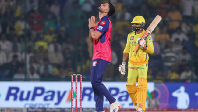 IPL 2025: Madhwal and Yudhvir pick three-fers, help RR restrict CSK to 187/8